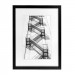 Wissellijst 60x80cm Hout Zwart Breed met print