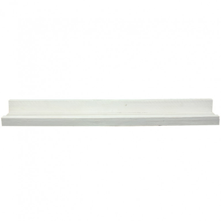 Foto Wandplank Steigerhout Wit 100cm