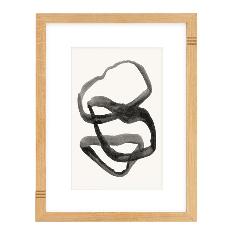 Vintlux Fotolijst Naesby Thin - Eiken Ongelakt 24x30 cm - Art Print en Passe Partout