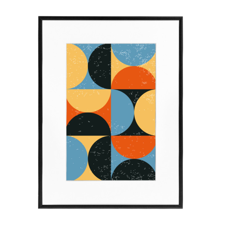 Wissellijst Aluminium Mat Zwart 18x24 cm - Art Print en Passe Partout