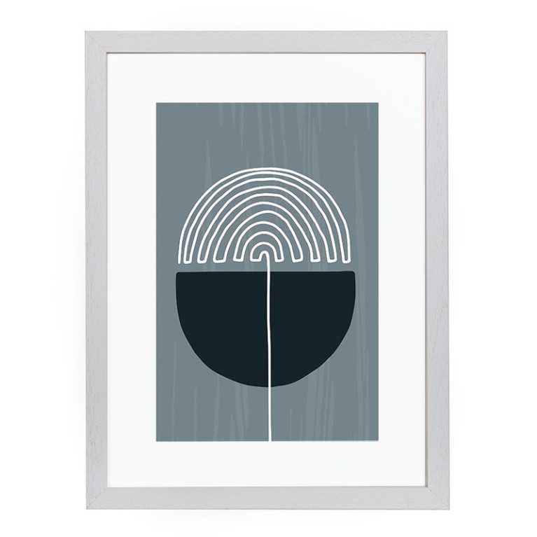 Wissellijst Hout Wit Breed A4 - Art Print en Passe Partout