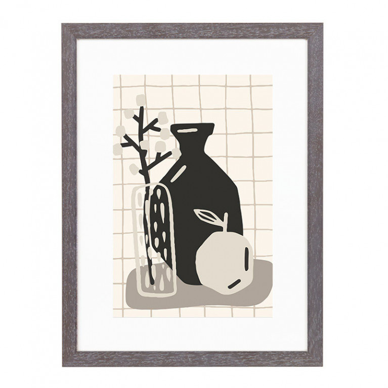 Wissellijst Vergrijsd Breed 40x60 cm - Art Print en Passe Partout