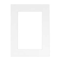 Passe Partout Wit 10x15 cm - Voorkant