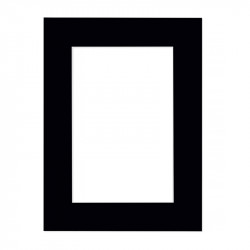 Passe Partout Zwart 10x15 cm - Voorkant