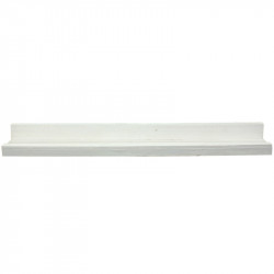 Foto Wandplank Steigerhout Wit 100cm