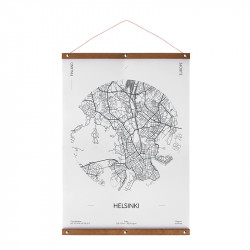 Posterhanger Hout Zilver 70 cm