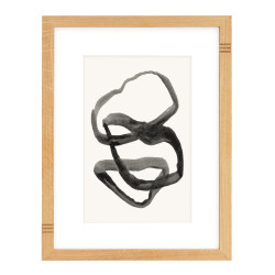 Vintlux Fotolijst Naesby Thin - Eiken Ongelakt 30x40 cm - Art Print en Passe Partout