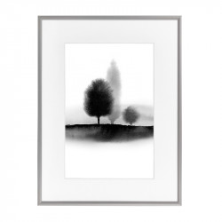Wissellijst A4 Zilver met print