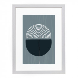 Wissellijst Hout_Wit_Breed 50x70 cm - Art Print en Passe Partout