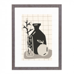 Wissellijst Vergrijsd Breed 18x24 cm - Art Print en Passe Partout