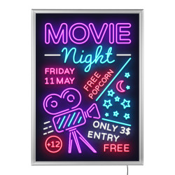 Kliklijst LED Eco A4 25mm - Art Print