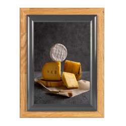 Kliklijst Royal Grey Oak A1 voorkant met poster