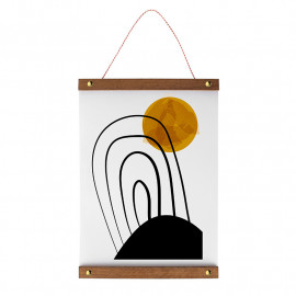 Posterhanger Hout Goud 60 cm