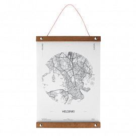 Posterhanger Hout Zilver 50 cm