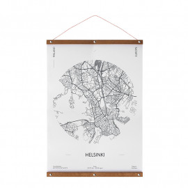 Posterhanger Hout Zilver 70 cm