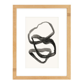 Vintlux Fotolijst Naesby Thin - Eiken Ongelakt 30x40 cm - Art Print en Passe Partout