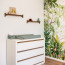 Foto Wandplank Eikenhout Donker 60 cm - Sfeer babykamer