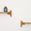Foto Wandplank Eikenhout Naturel 60 cm - Detail twee planken