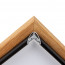 Kliklijst Royal Black Oak A3 hoek detail open