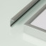 Vintlux Wissellijst Lundby Ultra Thin - Aluminium Zilver A4 - schuin