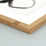 Vintlux Fotolijst Naesby Thin - Eiken Ongelakt 24x30 cm - Hoek Detail