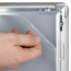 Kliklijst Aluminium A2 25mm beschermfolie