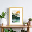 Wissellijst 20x25cm Hout met print aan muur