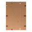Wissellijst Aluminium Mat Zwart 70x100 cm - Achterkant
