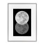 Wissellijst A4 Zilver met print