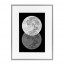 Wissellijst 50x70cm Zilver met print