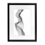 Wissellijst 24x30cm Hout Zwart Breed met print