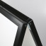Stoepbord Slide-in A-model A1 Zwart - detail