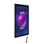 LED Bord Eco Magnetisch Zwart B1 - Schuin