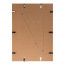 Wissellijst 50x60cm Hout Zwart Breed achterkant