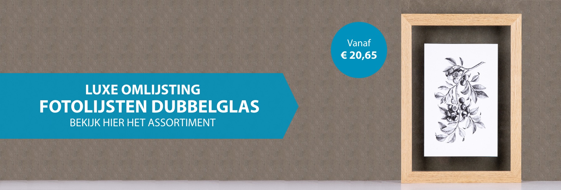 Fotolijsten Dubbelglas