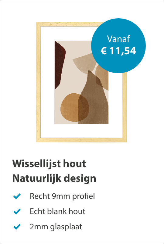 Wissellijsten Hout