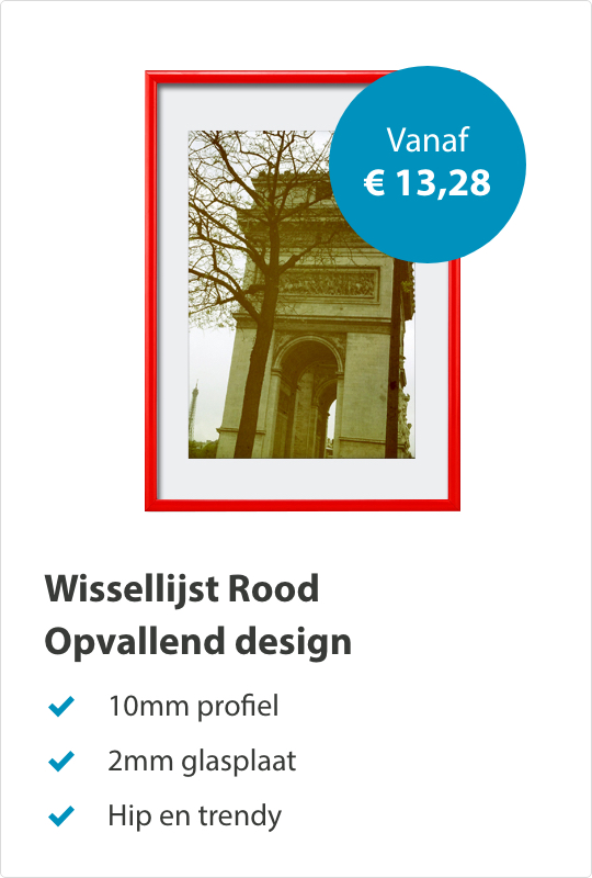Wissellijsten Rood