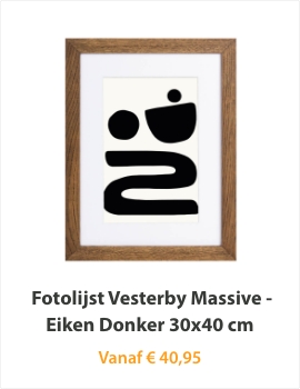 Fotolijst Donker Eiken 30x40 cm